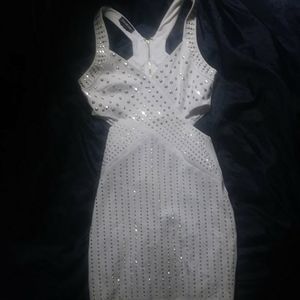 Bebe white dress